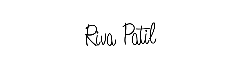 Create a beautiful signature design for name Riva Patil. With this signature (Angelique-Rose-font-FFP) fonts, you can make a handwritten signature for free. Riva Patil signature style 5 images and pictures png