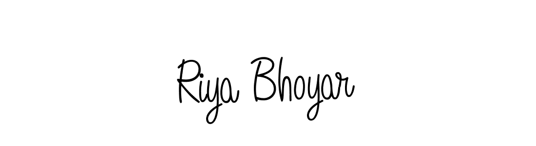 Also we have Riya Bhoyar name is the best signature style. Create professional handwritten signature collection using Angelique-Rose-font-FFP autograph style. Riya Bhoyar signature style 5 images and pictures png