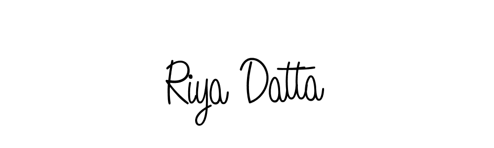 Riya Datta stylish signature style. Best Handwritten Sign (Angelique-Rose-font-FFP) for my name. Handwritten Signature Collection Ideas for my name Riya Datta. Riya Datta signature style 5 images and pictures png