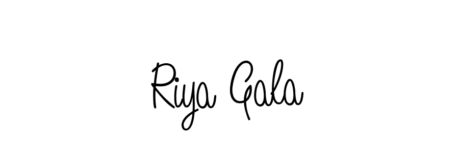 Make a beautiful signature design for name Riya Gala. With this signature (Angelique-Rose-font-FFP) style, you can create a handwritten signature for free. Riya Gala signature style 5 images and pictures png