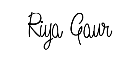 Master the art of signing with Riya Gaur written in fluent Angelique-Rose-font-FFP script. A great template to practice and refine your handwriting. Riya Gaur signature style 5 images and pictures png