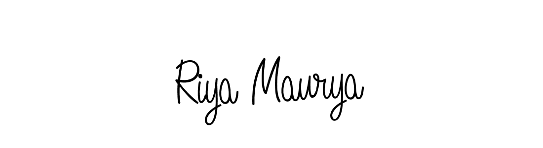 Best and Professional Signature Style for Riya Maurya. Angelique-Rose-font-FFP Best Signature Style Collection. Riya Maurya signature style 5 images and pictures png