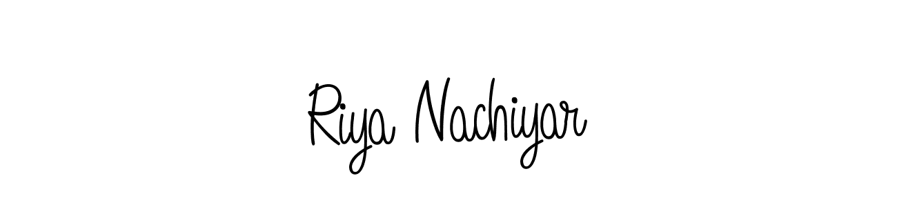 Here are the top 10 professional signature styles for the name Riya Nachiyar. These are the best autograph styles you can use for your name. Riya Nachiyar signature style 5 images and pictures png