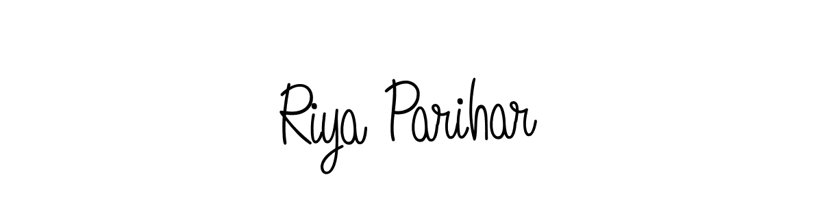 This is the best signature style for the Riya Parihar name. Also you like these signature font (Angelique-Rose-font-FFP). Mix name signature. Riya Parihar signature style 5 images and pictures png
