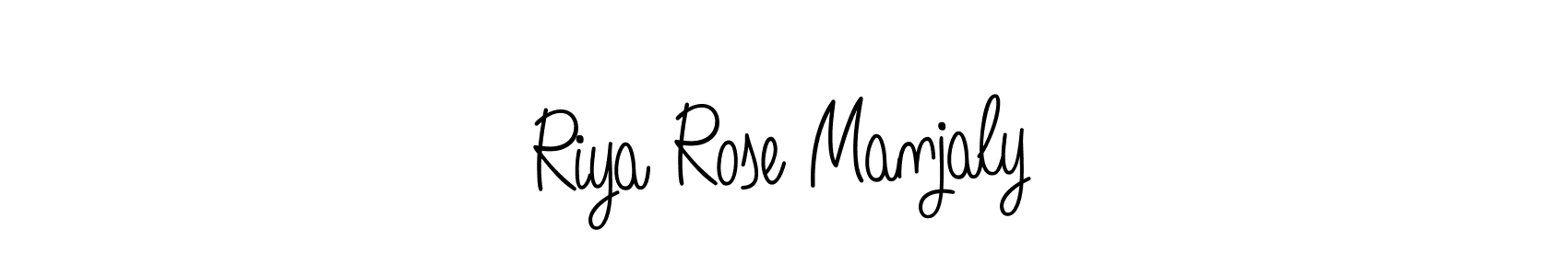 Check out images of Autograph of Riya Rose Manjaly name. Actor Riya Rose Manjaly Signature Style. Angelique-Rose-font-FFP is a professional sign style online. Riya Rose Manjaly signature style 5 images and pictures png
