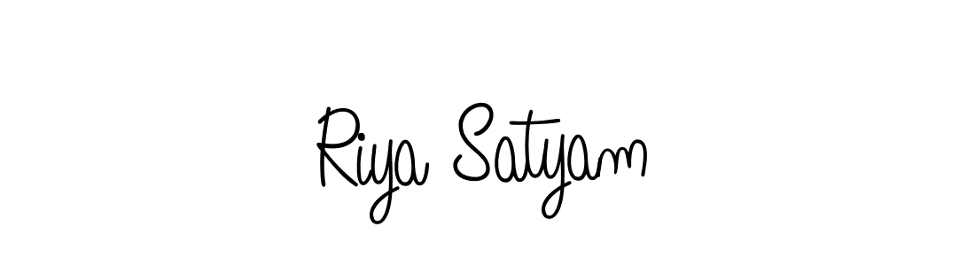 Also we have Riya Satyam name is the best signature style. Create professional handwritten signature collection using Angelique-Rose-font-FFP autograph style. Riya Satyam signature style 5 images and pictures png