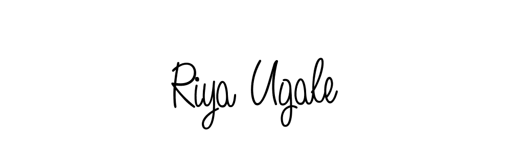 Create a beautiful signature design for name Riya Ugale. With this signature (Angelique-Rose-font-FFP) fonts, you can make a handwritten signature for free. Riya Ugale signature style 5 images and pictures png