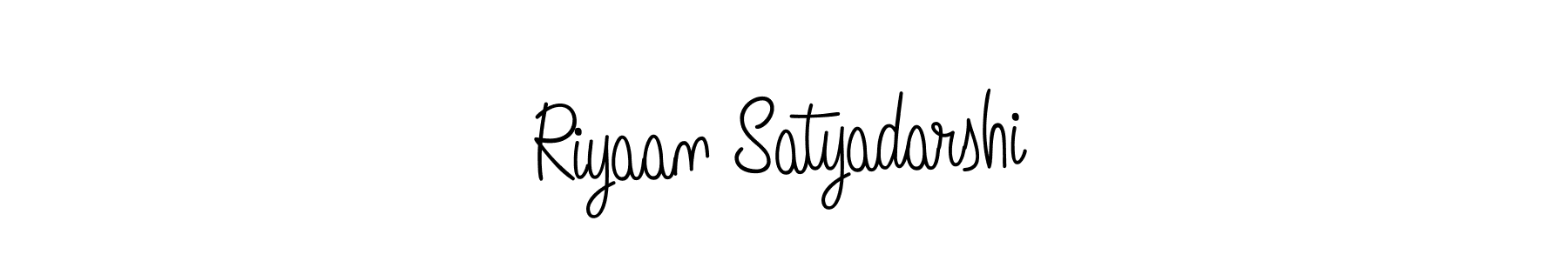 You should practise on your own different ways (Angelique-Rose-font-FFP) to write your name (Riyaan Satyadarshi) in signature. don't let someone else do it for you. Riyaan Satyadarshi signature style 5 images and pictures png