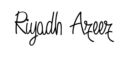 Generate high-definition signature styles for Riyadh Azeez. The Angelique-Rose-font-FFP typeface ensures crisp legibility and sophisticated design. Riyadh Azeez signature style 5 images and pictures png
