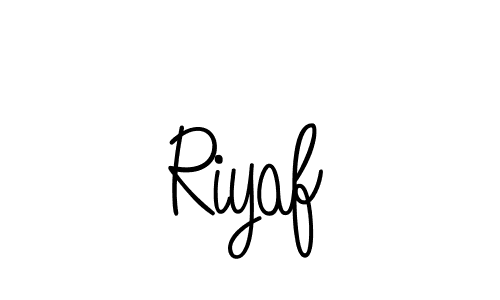 How to make Riyaf signature? Angelique-Rose-font-FFP is a professional autograph style. Create handwritten signature for Riyaf name. Riyaf signature style 5 images and pictures png