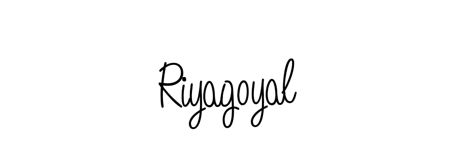 Make a beautiful signature design for name Riyagoyal. Use this online signature maker to create a handwritten signature for free. Riyagoyal signature style 5 images and pictures png