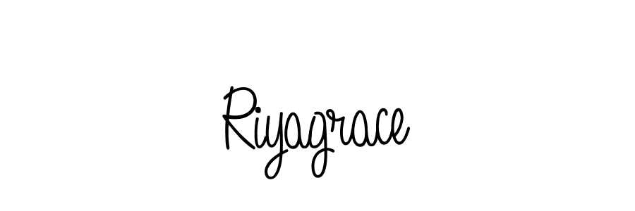 The best way (Angelique-Rose-font-FFP) to make a short signature is to pick only two or three words in your name. The name Riyagrace include a total of six letters. For converting this name. Riyagrace signature style 5 images and pictures png