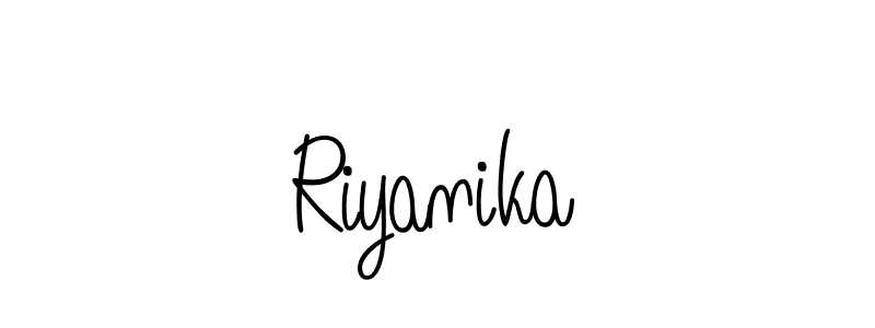 Best and Professional Signature Style for Riyanika. Angelique-Rose-font-FFP Best Signature Style Collection. Riyanika signature style 5 images and pictures png