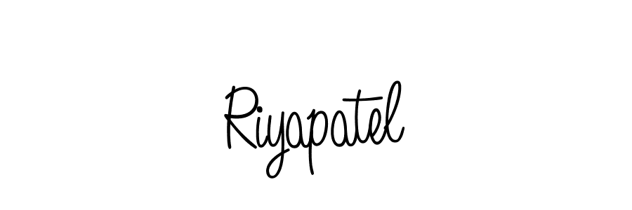 How to make Riyapatel signature? Angelique-Rose-font-FFP is a professional autograph style. Create handwritten signature for Riyapatel name. Riyapatel signature style 5 images and pictures png