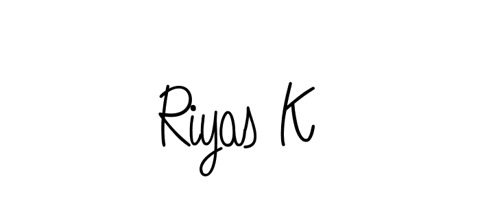 Also You can easily find your signature by using the search form. We will create Riyas K name handwritten signature images for you free of cost using Angelique-Rose-font-FFP sign style. Riyas K signature style 5 images and pictures png