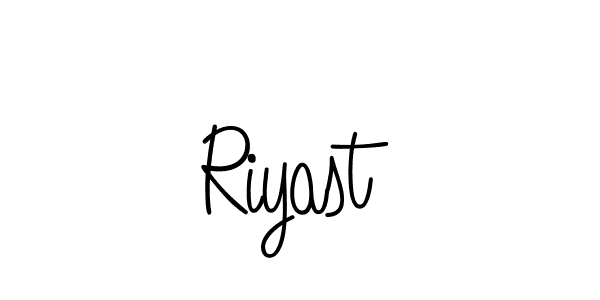 Riyast stylish signature style. Best Handwritten Sign (Angelique-Rose-font-FFP) for my name. Handwritten Signature Collection Ideas for my name Riyast. Riyast signature style 5 images and pictures png