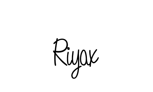 The best way (Angelique-Rose-font-FFP) to make a short signature is to pick only two or three words in your name. The name Riyax include a total of six letters. For converting this name. Riyax signature style 5 images and pictures png