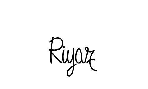 Create a beautiful signature design for name Riyaz. With this signature (Angelique-Rose-font-FFP) fonts, you can make a handwritten signature for free. Riyaz signature style 5 images and pictures png