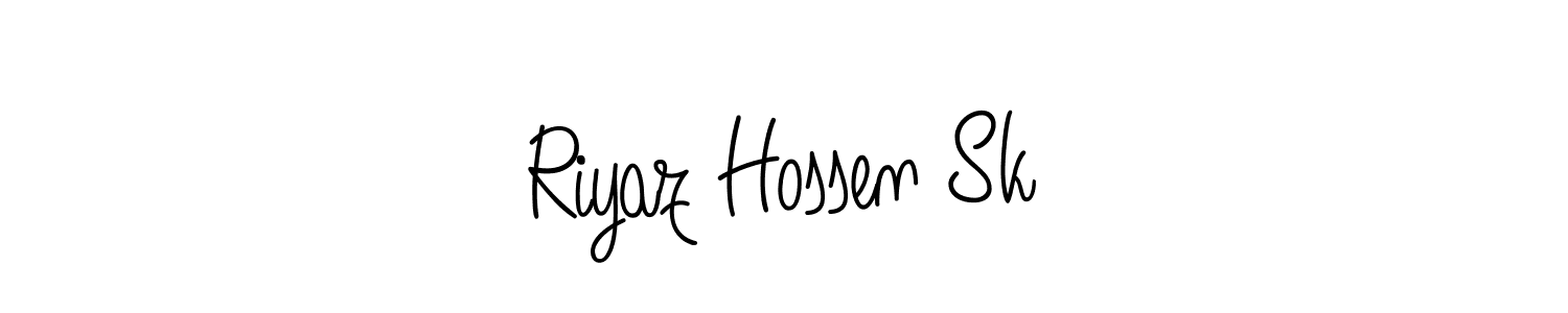 if you are searching for the best signature style for your name Riyaz Hossen Sk. so please give up your signature search. here we have designed multiple signature styles  using Angelique-Rose-font-FFP. Riyaz Hossen Sk signature style 5 images and pictures png