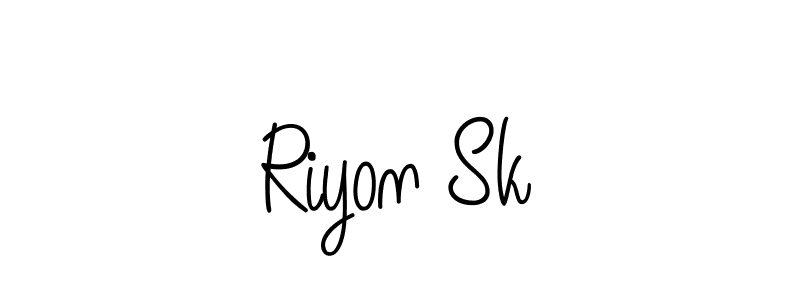 Best and Professional Signature Style for Riyon Sk. Angelique-Rose-font-FFP Best Signature Style Collection. Riyon Sk signature style 5 images and pictures png