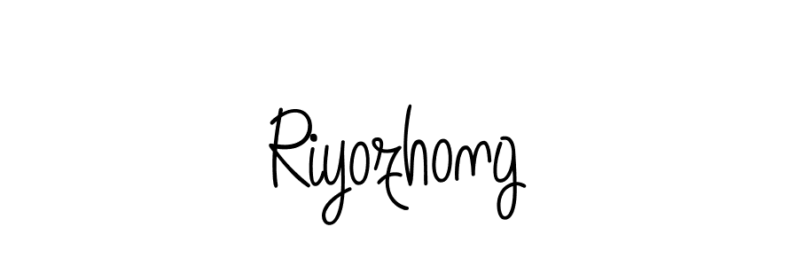 Once you've used our free online signature maker to create your best signature Angelique-Rose-font-FFP style, it's time to enjoy all of the benefits that Riyozhong name signing documents. Riyozhong signature style 5 images and pictures png