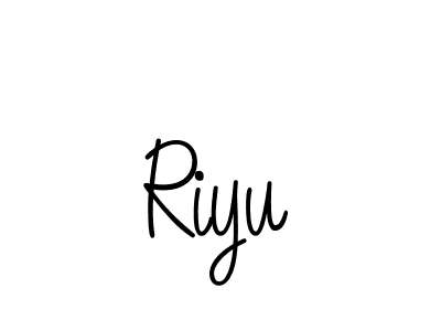 if you are searching for the best signature style for your name Riyu. so please give up your signature search. here we have designed multiple signature styles  using Angelique-Rose-font-FFP. Riyu signature style 5 images and pictures png