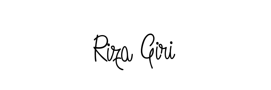 Angelique-Rose-font-FFP is a professional signature style that is perfect for those who want to add a touch of class to their signature. It is also a great choice for those who want to make their signature more unique. Get Riza Giri name to fancy signature for free. Riza Giri signature style 5 images and pictures png