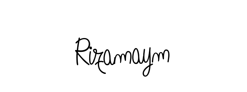 Best and Professional Signature Style for Rizamaym. Angelique-Rose-font-FFP Best Signature Style Collection. Rizamaym signature style 5 images and pictures png