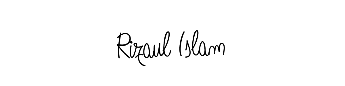 Rizaul Islam stylish signature style. Best Handwritten Sign (Angelique-Rose-font-FFP) for my name. Handwritten Signature Collection Ideas for my name Rizaul Islam. Rizaul Islam signature style 5 images and pictures png