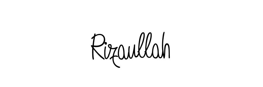 How to make Rizaullah signature? Angelique-Rose-font-FFP is a professional autograph style. Create handwritten signature for Rizaullah name. Rizaullah signature style 5 images and pictures png