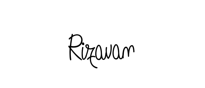 The best way (Angelique-Rose-font-FFP) to make a short signature is to pick only two or three words in your name. The name Rizavan include a total of six letters. For converting this name. Rizavan signature style 5 images and pictures png