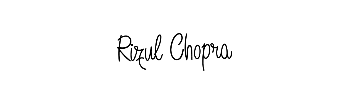 Check out images of Autograph of Rizul Chopra name. Actor Rizul Chopra Signature Style. Angelique-Rose-font-FFP is a professional sign style online. Rizul Chopra signature style 5 images and pictures png