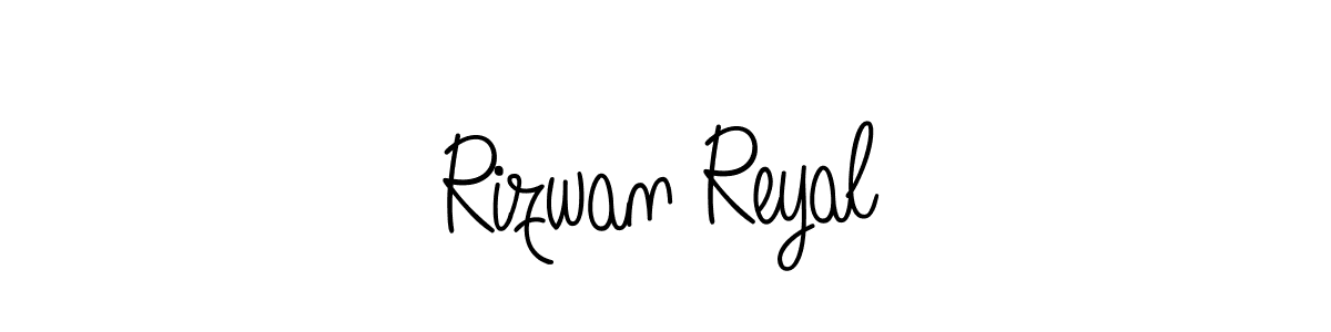 if you are searching for the best signature style for your name Rizwan Reyal. so please give up your signature search. here we have designed multiple signature styles  using Angelique-Rose-font-FFP. Rizwan Reyal signature style 5 images and pictures png