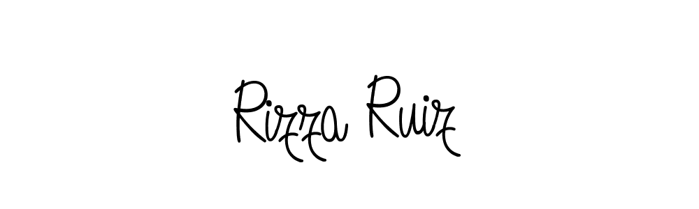 Here are the top 10 professional signature styles for the name Rizza Ruiz. These are the best autograph styles you can use for your name. Rizza Ruiz signature style 5 images and pictures png