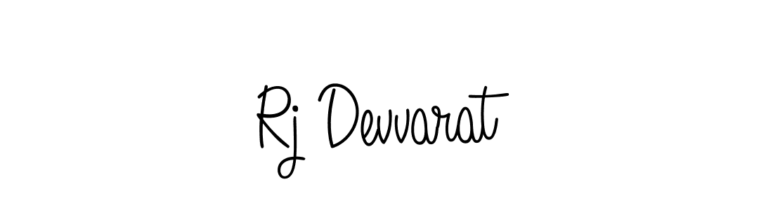 How to make Rj Devvarat name signature. Use Angelique-Rose-font-FFP style for creating short signs online. This is the latest handwritten sign. Rj Devvarat signature style 5 images and pictures png