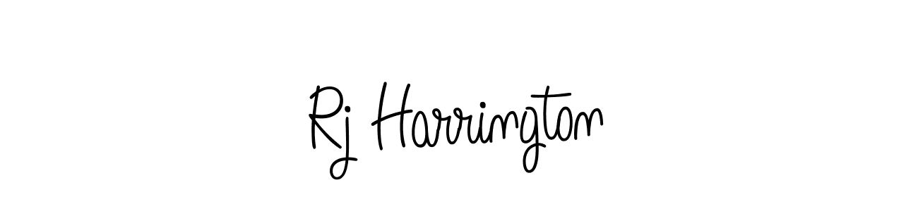 Make a beautiful signature design for name Rj Harrington. With this signature (Angelique-Rose-font-FFP) style, you can create a handwritten signature for free. Rj Harrington signature style 5 images and pictures png