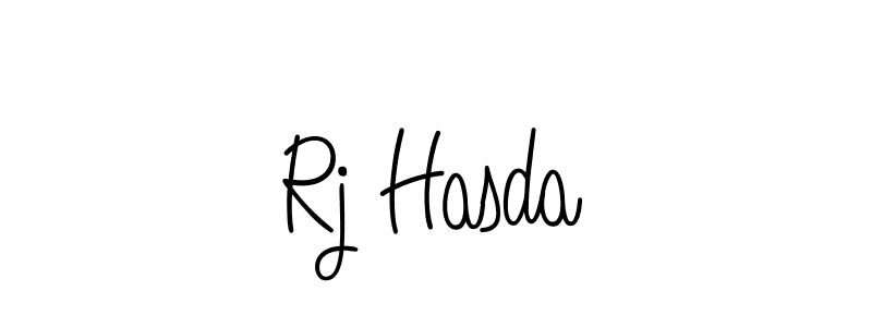 Also we have Rj Hasda name is the best signature style. Create professional handwritten signature collection using Angelique-Rose-font-FFP autograph style. Rj Hasda signature style 5 images and pictures png