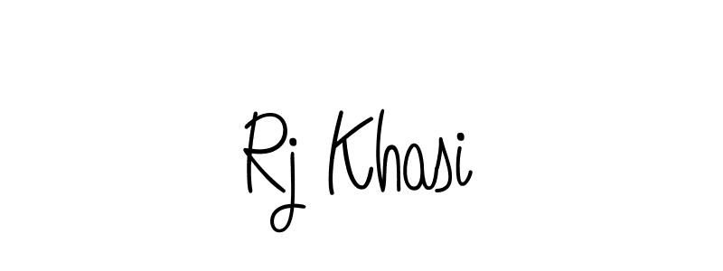 How to Draw Rj Khasi signature style? Angelique-Rose-font-FFP is a latest design signature styles for name Rj Khasi. Rj Khasi signature style 5 images and pictures png