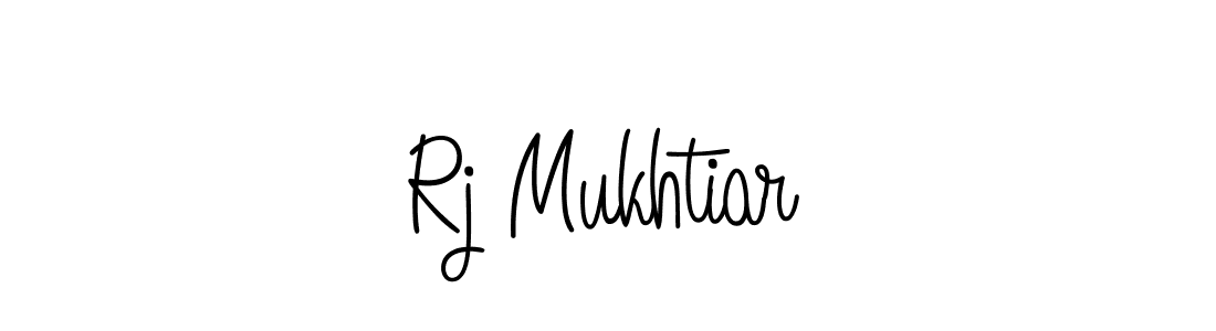 Make a beautiful signature design for name Rj Mukhtiar. Use this online signature maker to create a handwritten signature for free. Rj Mukhtiar signature style 5 images and pictures png