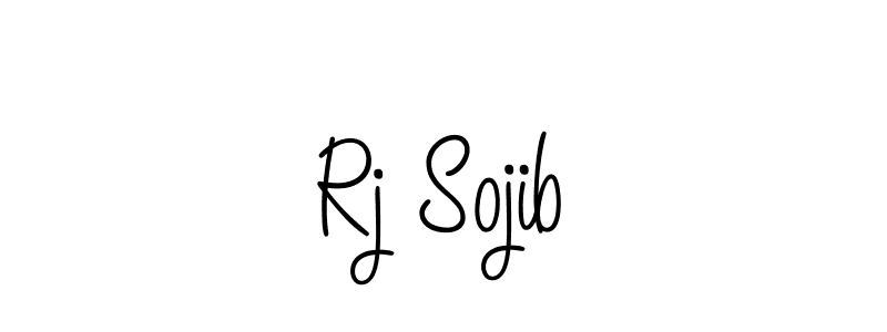 Rj Sojib stylish signature style. Best Handwritten Sign (Angelique-Rose-font-FFP) for my name. Handwritten Signature Collection Ideas for my name Rj Sojib. Rj Sojib signature style 5 images and pictures png