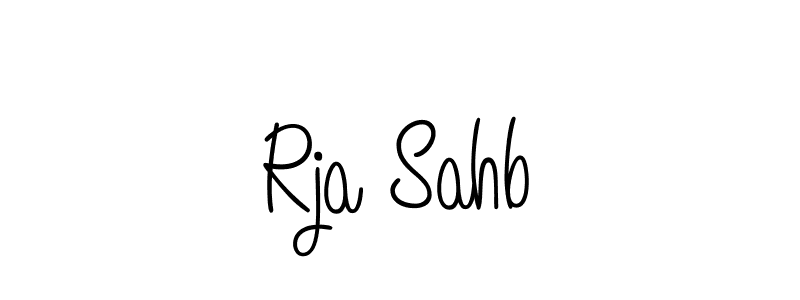 Also we have Rja Sahb name is the best signature style. Create professional handwritten signature collection using Angelique-Rose-font-FFP autograph style. Rja Sahb signature style 5 images and pictures png