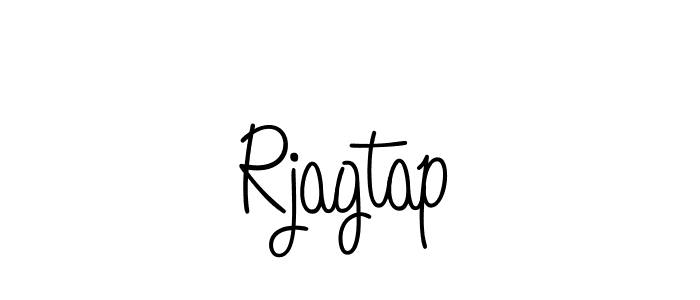 The best way (Angelique-Rose-font-FFP) to make a short signature is to pick only two or three words in your name. The name Rjagtap include a total of six letters. For converting this name. Rjagtap signature style 5 images and pictures png