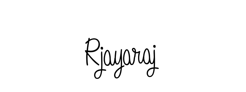 Also we have Rjayaraj name is the best signature style. Create professional handwritten signature collection using Angelique-Rose-font-FFP autograph style. Rjayaraj signature style 5 images and pictures png