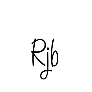 Design your own signature with our free online signature maker. With this signature software, you can create a handwritten (Angelique-Rose-font-FFP) signature for name Rjb. Rjb signature style 5 images and pictures png