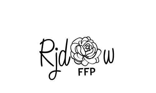 Create a beautiful signature design for name Rjd3w. With this signature (Angelique-Rose-font-FFP) fonts, you can make a handwritten signature for free. Rjd3w signature style 5 images and pictures png