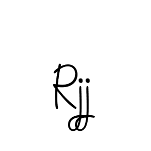 How to make Rjj name signature. Use Angelique-Rose-font-FFP style for creating short signs online. This is the latest handwritten sign. Rjj signature style 5 images and pictures png