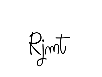 Rjmt stylish signature style. Best Handwritten Sign (Angelique-Rose-font-FFP) for my name. Handwritten Signature Collection Ideas for my name Rjmt. Rjmt signature style 5 images and pictures png