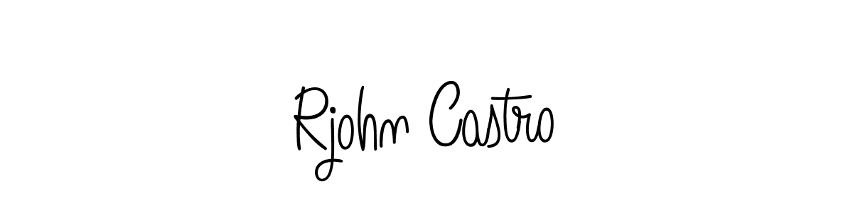 Once you've used our free online signature maker to create your best signature Angelique-Rose-font-FFP style, it's time to enjoy all of the benefits that Rjohn Castro name signing documents. Rjohn Castro signature style 5 images and pictures png