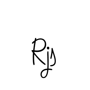 How to make Rjs signature? Angelique-Rose-font-FFP is a professional autograph style. Create handwritten signature for Rjs name. Rjs signature style 5 images and pictures png