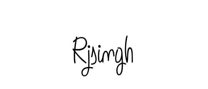 Rjsingh stylish signature style. Best Handwritten Sign (Angelique-Rose-font-FFP) for my name. Handwritten Signature Collection Ideas for my name Rjsingh. Rjsingh signature style 5 images and pictures png